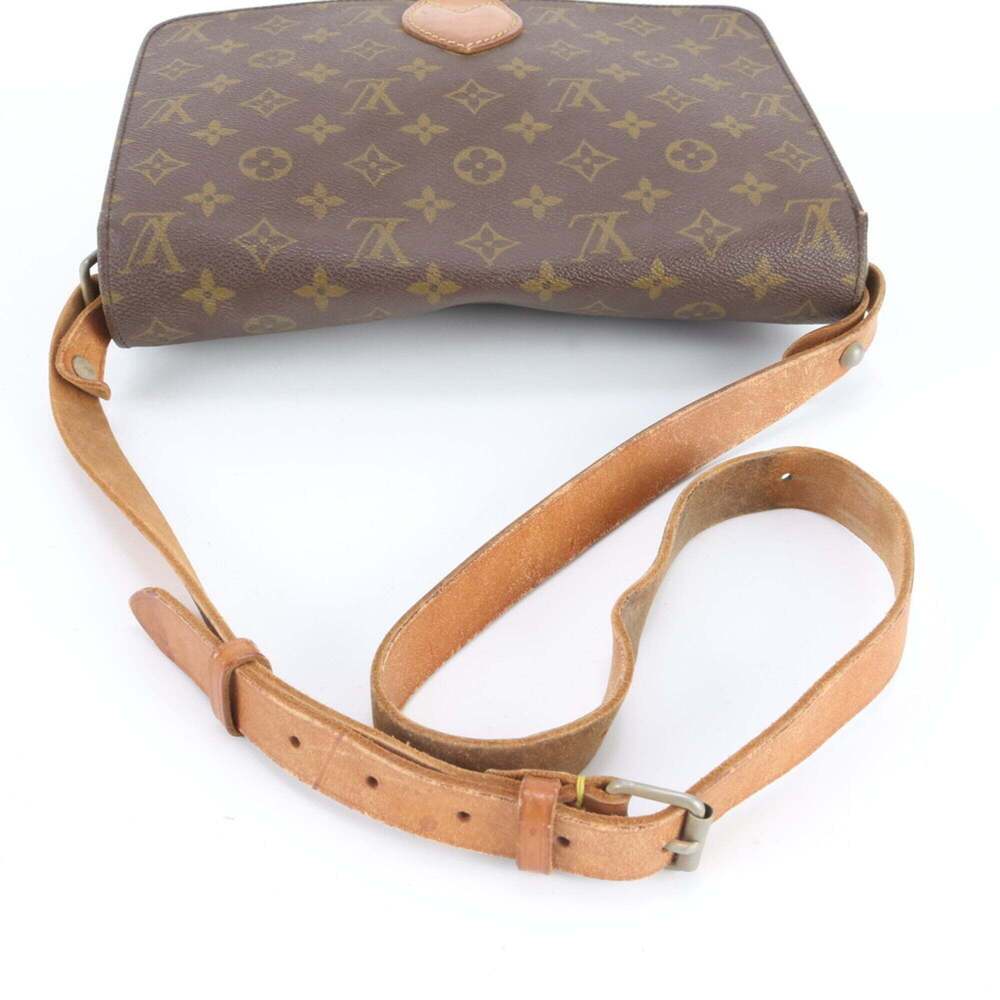 LOUIS VUITTON Authentic Brown Monogram Leather Shoulder Bag - Picture 2 of 10
